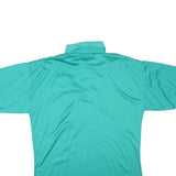 COBRA Mens Turquoise Polo Shirt L Cotton Blend Short Sleeve Crest Logo Casual