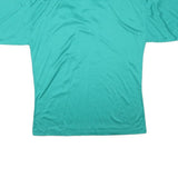 COBRA Mens Turquoise Polo Shirt L Cotton Blend Short Sleeve Crest Logo Casual