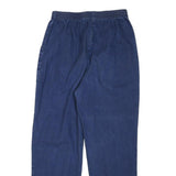 CLASSIC ELEMENTS Womens Relaxed Blue Denim Jeans W26 L27 Elastic Waistband