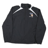 SPORT TEK Womens Black & White Franklin Lady Cubs Zip Jacket L Nylon Sportswear