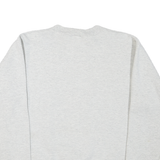 Mens Grey Wisconsin Rose Bowl Graphic Sweatshirt M Long Sleeve Crew Neck Cotton