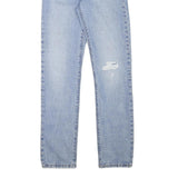 LEVI'S 501 Womens Jeans Blue Regular Straight Denim Light W26 L31 Classic Fit
