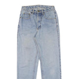 TEDDYS Mens Regular Fit Light Blue Denim Jeans W26 L28 Cotton Blend Zip