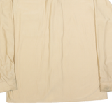 VAN HEUSEN Mens Beige Long Sleeve Shirt L Button Collar Classic Fit