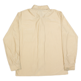 VAN HEUSEN Mens Beige Long Sleeve Shirt L Button Collar Classic Fit