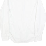 ZARA MAN Mens White Cotton Blend Shirt S Stylish Smart Casual Long Sleeve