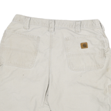 CARHARTT Mens Shorts Beige Casual Cotton Blend L W32 Utility Workwear