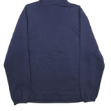 REEBOK Mens Navy Blue Wrigley Field NHL Winter Classic Hoodie L Cotton Blend