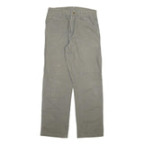 CARHARTT Mens Regular Fit Straight Cotton Blend Workwear W30 L31 Durable Zip