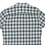 TOMMY HILFIGER Mens Blue & Green Check Shirt XL Casual Cotton Blend Summer Style