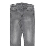 LEVI'S 510 Big E Mens Slim Jeans Grey Denim W33 L30 Zip Closure Stylish Fit