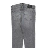 LEVI'S 510 Big E Mens Slim Jeans Grey Denim W33 L30 Zip Closure Stylish Fit