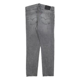 LEVI'S 510 Big E Mens Slim Jeans Grey Denim W33 L30 Zip Closure Stylish Fit