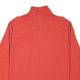 NAUTICA Mens Red Long Sleeve Crew Neck Cotton Blend T-Shirt L Pocket