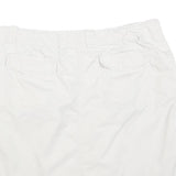 NATURAL REFLECTIONS Womens White Cotton Casual Mini Skirt Drawstring Pockets M