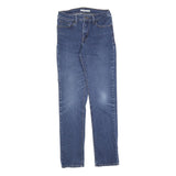 LEVI'S Womens Regular Blue Denim Classic Fit Zip Jeans W27 L30 Stylish