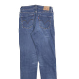 LEVI'S Womens Regular Blue Denim Classic Fit Zip Jeans W27 L30 Stylish