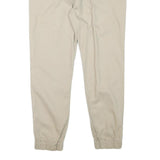 LEVI'S Mens Cotton Blend Beige Slim Tapered Trousers W34 L27 Casual Zip Closure