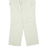 COLUMBIA Womens Polyester Blend Beige Regular Cargo Trousers W30 L32 Outdoor Zip