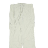 COLUMBIA Womens Polyester Blend Beige Regular Cargo Trousers W30 L32 Outdoor Zip