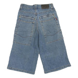Mens Blue Casual Denim Style Cotton Blend Shorts XS W26