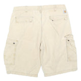 CARHARTT Mens Shorts Beige Cargo Relaxed Fit XL W38 Durable Workwear