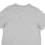 NIKE Mens Grey & Red Graphic T-Shirt L Short Sleeve Crew Neck Casual Athletic