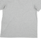 NIKE Mens Grey & Red Graphic T-Shirt L Short Sleeve Crew Neck Casual Athletic
