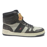 LEVI'S High Top Mens Footwear Black & Cream Synthetic UK 9 Stylish Comfort