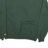 CHAMPION Mens Green Washington University In St Louis Crew Neck M Cotton