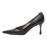 GUCCI Pump Heels Black Leather Womens UK 4