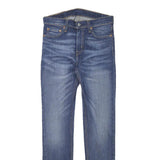 LEVI'S Mens Slim Blue Denim Jeans W29 L30 Zip Casual Stylish Faded