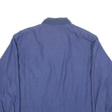 CASUALLAND SPORTSWEAR Mens Blue Jacket L Polyester Blend Plain Zip Casual
