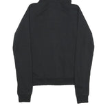 NIKE Womens Black Hoodie S Full Zip Cotton Blend Casual Sports Sweatshirt