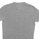 HOLLISTER Mens Grey Graphic T-Shirt S Short Sleeve Crew Neck Cotton Blend