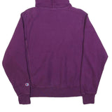 CHAMPION REVERSE WEAVE Mens Purple Pullover Hoodie S Cotton Blend Casual