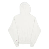 CHAMPION REVERSE WEAVE Mens White Hoodie M Cotton Blend Pullover Hooded