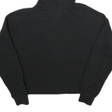 PUMA Womens Black Hoodie L Cotton Blend Pullover Hooded Sweatshirt