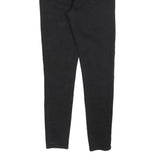 DICKIES Womens Slim Black Jeans Cotton Blend Button W26 L26 Stylish