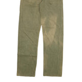 LEVI'S 501 Mens Jeans Green Regular Straight Denim Medium W28 L30 Classic Button