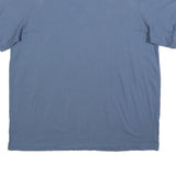 ADIDAS Mens Blue Crew Neck Short Sleeve Graphic T-Shirt L Casual Cotton