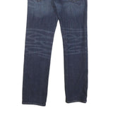 GUESS Mens Blue Regular Fit Straight Denim Jeans W30 L31 Classic Zip Pocket