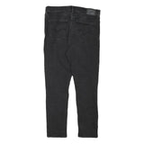 LEVI'S 311 Womens Slim Black Denim Medium W30 L26 Slim Fit Zip Jeans