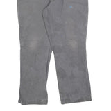 CARHARTT Mens Relaxed Grey Jeans Cotton Blend Zip W36 L30 Workwear Casual