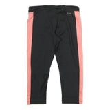 NIKE Mens Shorts Black & Salmon XS W26 Polyester Sports Running Gym Training
