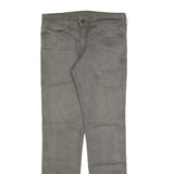 LEVI'S 511 Slim Mens Jeans Grey Slim Skinny Denim Medium W32 L34 Stretch Zip