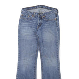 LEVI'S Womens Jeans Blue Regular Flared Denim Medium W25 L26 Classic Cotton