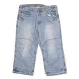 SOUTHERN Mens Shorts Blue Denim Casual M W36 Relaxed Fit Cotton