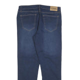 CHAPS Mens Slim Jeans Blue Denim Straight Fit W34 L30 Zip Cotton Blend