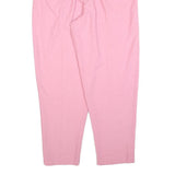 JACLYN SMITH Womens Polyester Blend Pink Relaxed Tapered Trousers W30 L30